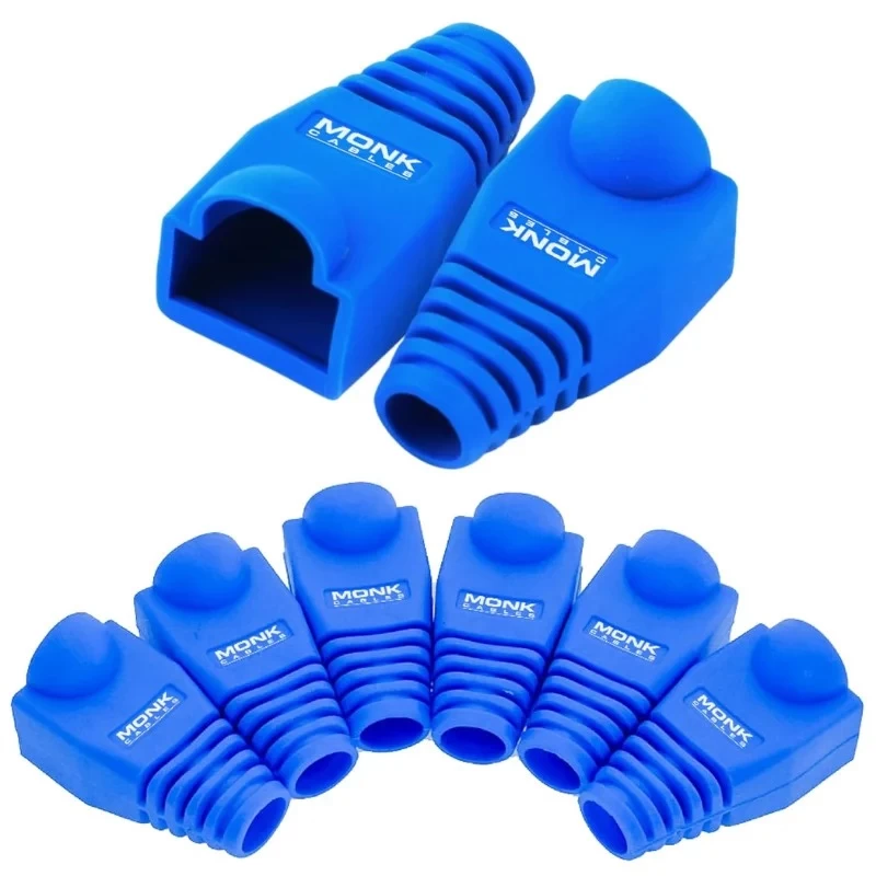 RJ45 connector boots 100 pack, durable design and easy-to-install for Ethernet cables
