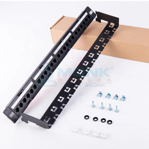 Ethernet Network Blank 24 Port Cat6 Patch Panel